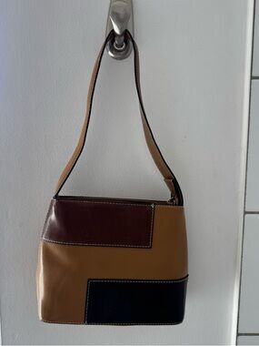 Vintage KGB Studios Colorblock Shoulder Bag